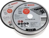 Bosch - 115*1,0mm Standard Seri Düz Inox (Paslanmaz Çelik) Kesme Diski (Taş) - Rapido 10'lu - Görsel 1