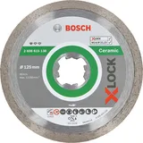 Bosch - X-LOCK - Standard Seri Seramik İçin Elmas Kesme Diski 125 mm - Görsel 1