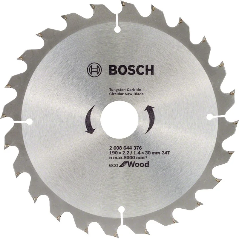 Bosch - Ekonomik Seri 190*30 mm 24 Diş 10'lu Daire Testere Bıçağı