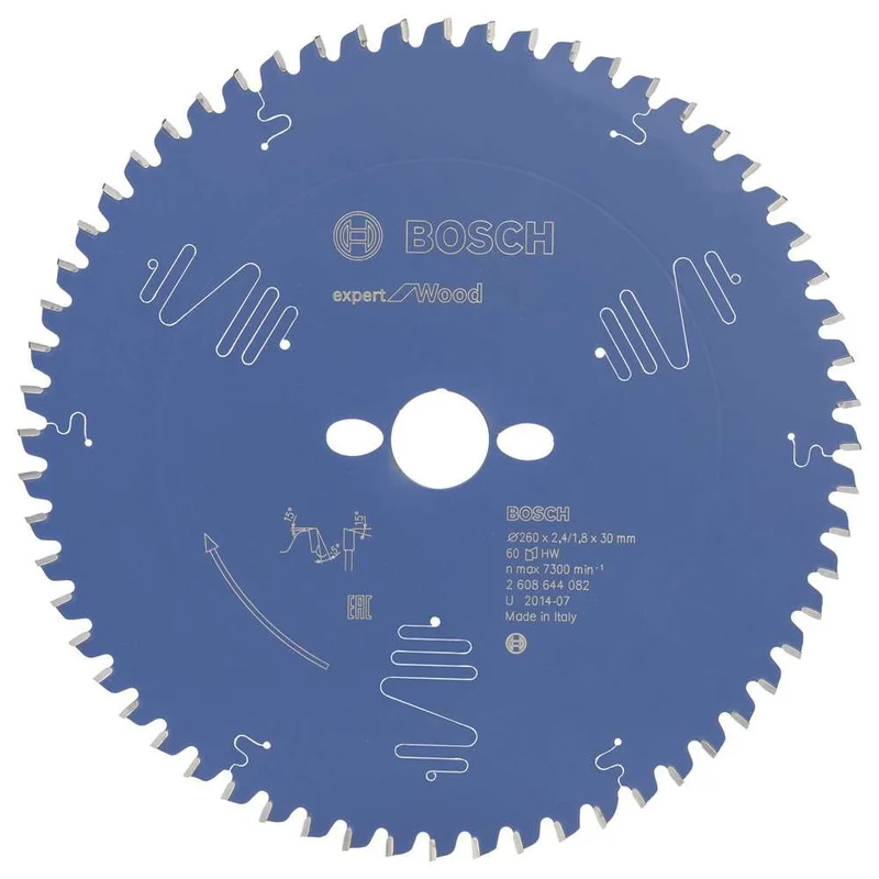 Bosch - Expert Serisi Ahşap için Daire Testere Bıçağı 260*30 mm 60 Diş