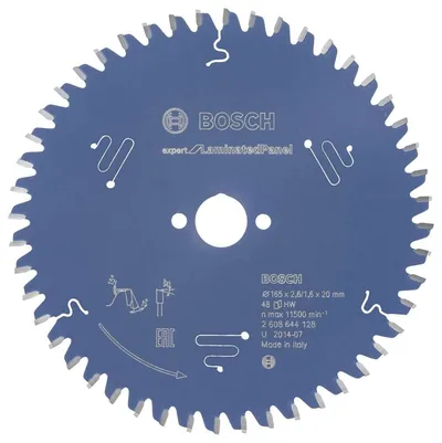 Bosch - Expert Serisi Lamine Panel için Daire Testere Bıçağı 165*20 mm 48 Diş