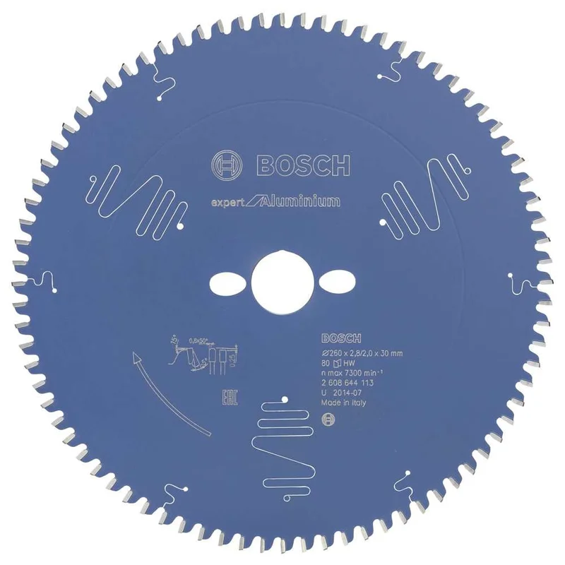 Bosch - Expert Serisi Alüminyum için Daire Testere Bıçağı 260*30 mm 80 Diş