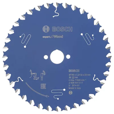 Bosch - Expert Serisi Ahşap için Daire Testere Bıçağı 160*20 mm 36 Diş