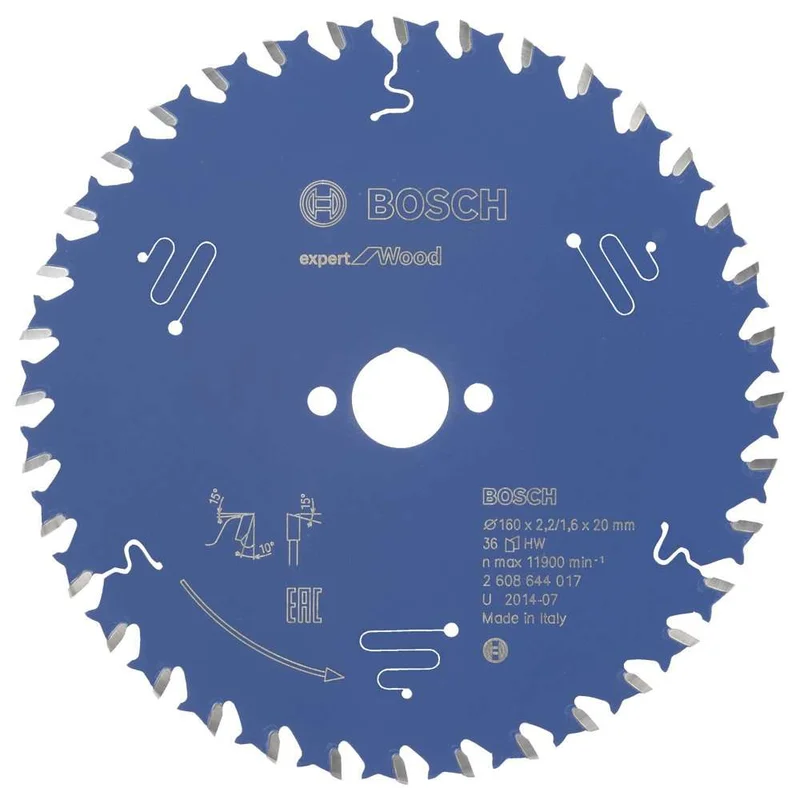 Bosch - Expert Serisi Ahşap için Daire Testere Bıçağı 160*20 mm 36 Diş