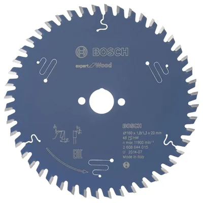 Bosch - Expert Serisi Ahşap için Daire Testere Bıçağı 160*20 mm 48 Diş