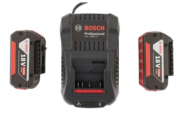 Bosch Profesionel Akü Seti 18V GAL 1880 CV + 2x GBA 18V 5.0Ah