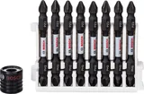 Bosch - Impact Control Serisi Çift Taraflı Vidalama Ucu 8'liPH2/PZ2 *65mm + Mıknatıslı Tutucu - Görsel 1