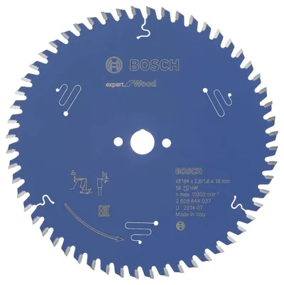 Bosch - Expert Serisi Ahşap için Daire Testere Bıçağı 184*16 mm 56 Diş