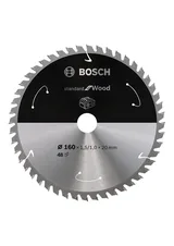 Bosch - Standard for Serisi Ahşap için Akülü Daire Testere Bıçağı 160*20 mm 48 Diş - Görsel 1