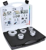 Bosch - X-LOCK - Best Serisi, Taşlama İçin Seramik Kuru Elmas Delici ve Elmas Parmak Freze Uçlu 5 Parça Set - Görsel 1