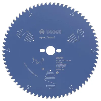Bosch - Expert Serisi Ahşap için Daire Testere Bıçağı 315*30 mm 72 Diş