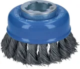 Bosch - X-LOCK - Heavy Serisi Metal İçin Burgulu Tel Fırça 75*0,35 mm - Görsel 1