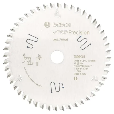 Bosch - Best Serisi Hassas Kesim Çoklu Malzeme için Daire Testere Bıçağı 165*20 mm 56 Diş