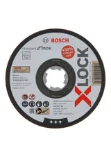 Bosch - X-LOCK - 125*1,6 mm Standard Seri Düz Inox (Paslanmaz Çelik) Kesme Diski (Taş) - Görsel 1