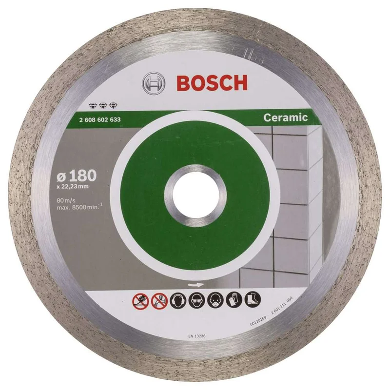 Bosch - Best Serisi Seramik İçin, Elmas Kesme Diski 180 mm