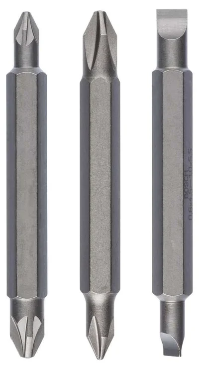 Bosch - Çift Taraflı Vidalama ucu PH1/PZ1/S0*60 mm 3'lü