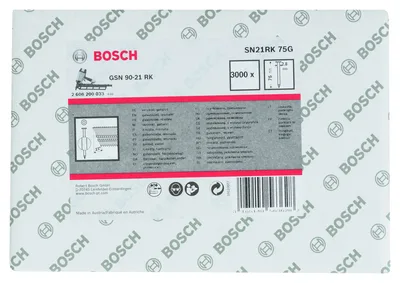 Bosch - GSN 90-21DK Çivi  75mm 3000li Düz ÇinkoK