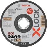 Bosch - X-LOCK - 125*1,0 mm Standard Seri Düz Inox (Paslanmaz Çelik) Kesme Diski (Taş) - Rapido - Görsel 1