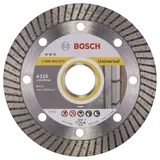 Bosch - Best Serisi Genel Yapı Malzemeleri İçin Turbo Segmanlı Elmas Kesme Diski 115 mm - Görsel 1