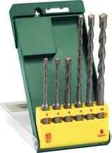 Bosch - SDS-Plus Kırıcı Delici Matkap Ucu Seti 6 Parça (5/6/8x110mm 6/8/10x160mm) - Görsel 1