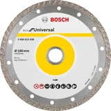 Bosch - Ekonomik Seri 9+1 Genel Yapı Malzemeleri İçin Elmas Kesme Diski 180 mm Turbo - Görsel 1