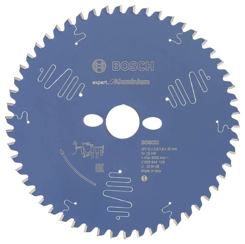 Bosch - Expert Serisi Alüminyum için Daire Testere Bıçağı 210*30 mm 54 Diş