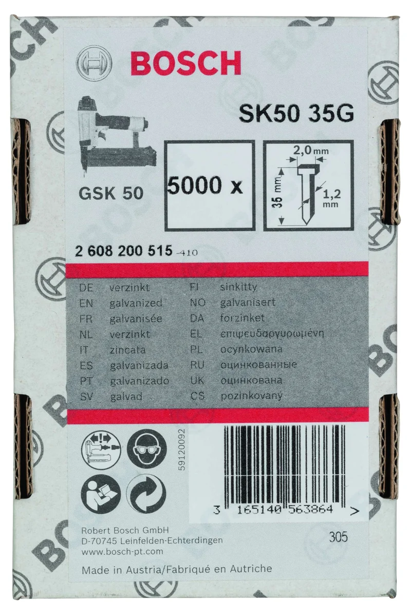 Bosch - GSK 50 Çivisi 35 mm 5000li