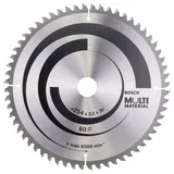 Bosch - Standard for Serisi Çoklu Malzeme için Daire Testere Bıçağı 254*30 mm 60 Diş - Görsel 1