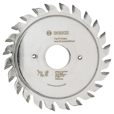 Bosch - Best Serisi Hassas Kesim Lamine Panel için Ön Çizme Bıçağı 100*22 mm 12+12 Diş