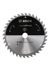 Bosch - Standard for Serisi Ahşap için Akülü Daire Testere Bıçağı 165*20 mm 36 Diş - Görsel 1