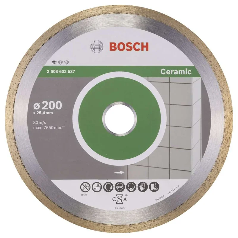 Bosch - Standard Seri Seramik İçin Elmas Kesme Diski 200 mm