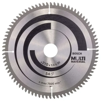 Bosch - Standard for Serisi Çoklu Malzeme için Daire Testere Bıçağı 210*30 mm 80 Diş