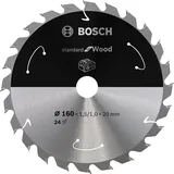 Bosch - Standard for Serisi Ahşap için Akülü Daire Testere Bıçağı 160*20 mm 24 Diş - Görsel 1