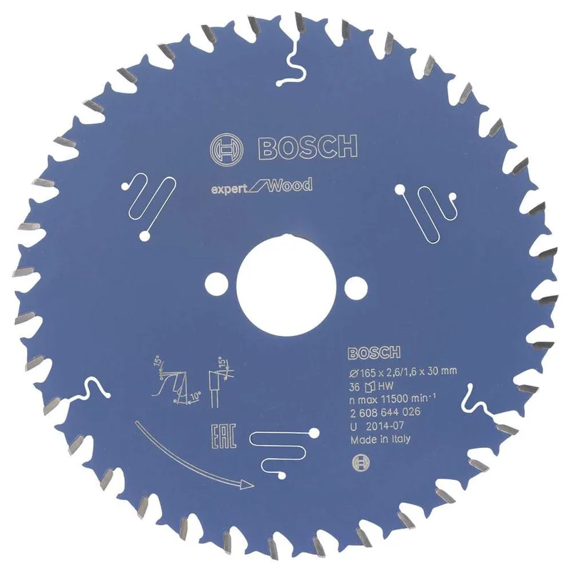 Bosch - Expert Serisi Ahşap için Daire Testere Bıçağı 165*30 mm 36 Diş