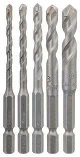 Bosch - Altıgen Şaftlı, HEX-9 Serisi HEX-9 Serisi Seramik için Matkap Ucu 5'li Set 4-5-6-8-10 mm - Görsel 1