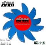 RZ 125 Kanal Açma Makinası Bıçağı (40MM*40MM) - Görsel 1