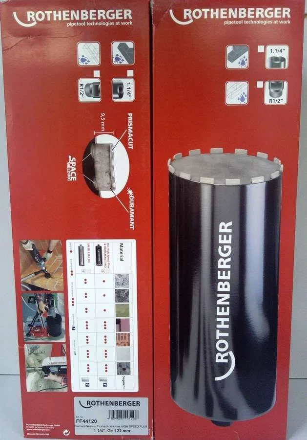 ROTHENBERGROTHENBERGER Ø 122 MM DURAMANT KAROT UCUER Ø 122 MM DURAMANT KAROT UCU