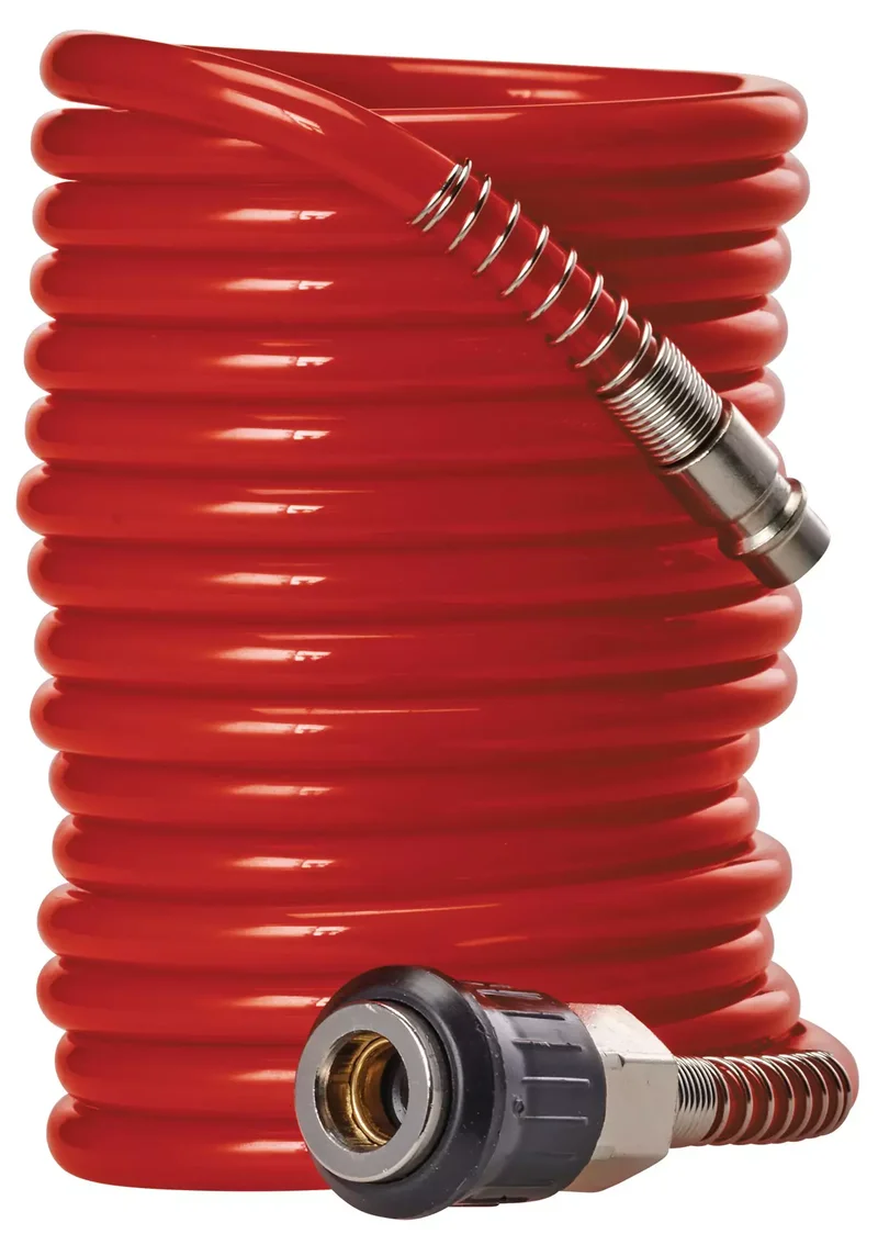 Einhell 4 m Coiled Air Hose, Ø 6 mm