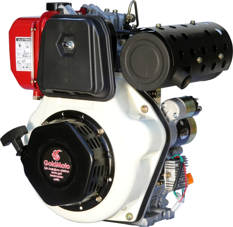 GoldMoto GM192FBE-G7 Dizel Motor 12 Hp Marşlı Krank Mili Konik