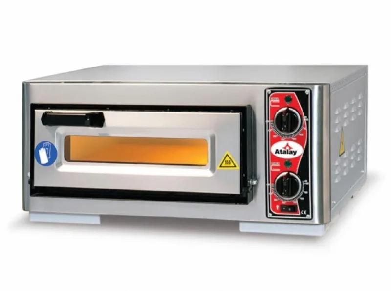 Atalay APF-40/1 Elektrikli Pizza Fırını 40x40 cm Tek Katlı