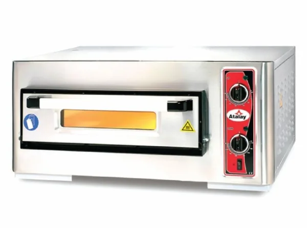 Atalay APF-50/1 Elektrikli Pizza Fırını 50x50 cm Tek Katlı