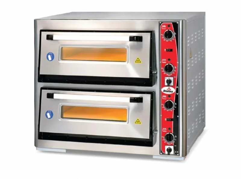 Atalay APF-62/2 Elektrikli Pizza Fırını 62x62 cm Çift Katlı