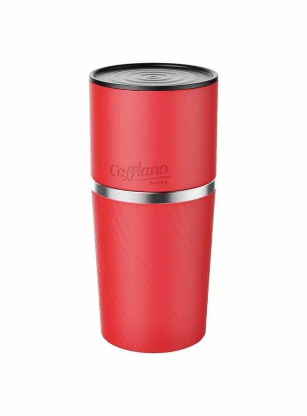 CAFFLANO KLASSIC ALL IN ONE MANUEL KAHVE MAKINESİ KIRMIZI