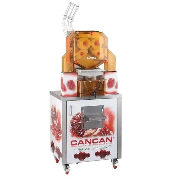 Cancan 32 Depolu Arabalı Otomatik Nar-Greyfurt Sıkma Makinesi 0602