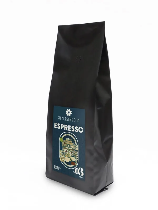 Demlesene Espresso No.3 %100 Special Blend Çekirdek Kahve 1000 gr