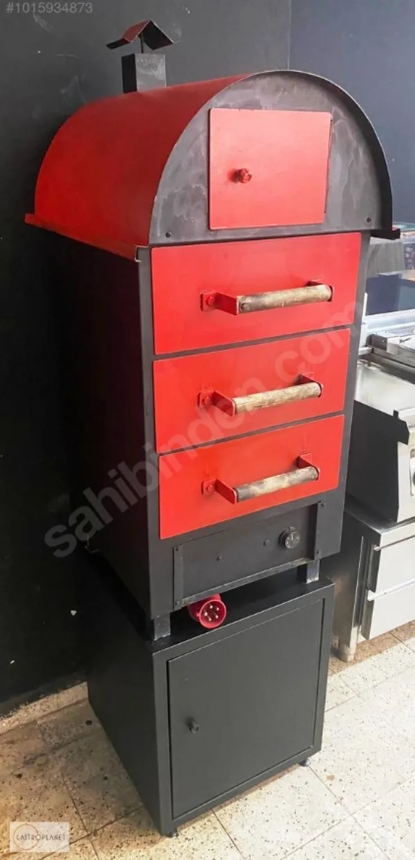 ELEKTRİKLİ KUMPİR FIRINI 3 ÇEKMECELİ ALT STANDLI