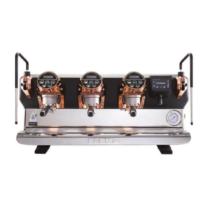 Faema E71 E A/3 5 Button Full Otomatik Espresso Kahve Makinesi, 3 Gruplu, Bakır