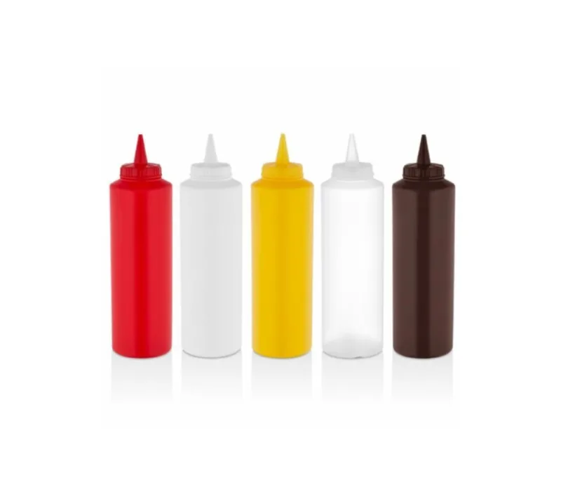 GastroPlast Fişek Sosluk 500 ml ( Sarı, Kırmızı, Beyaz, Şeffaf, Kahverengi )