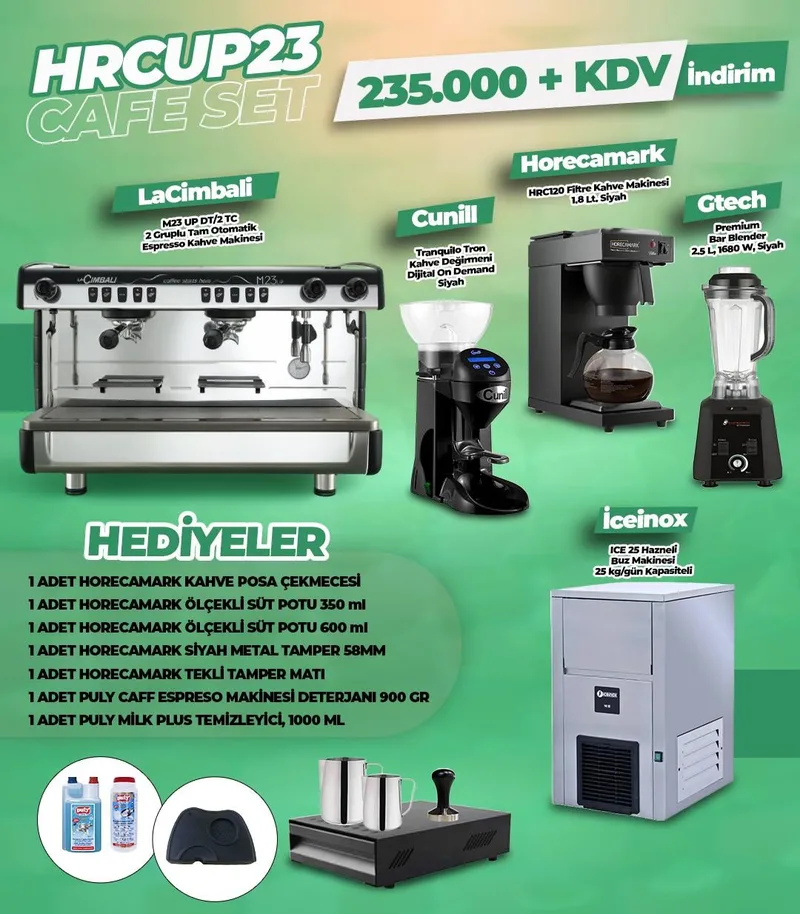 Horecamark HRCUP23 Cafe Set ( La Cimbali M23 )