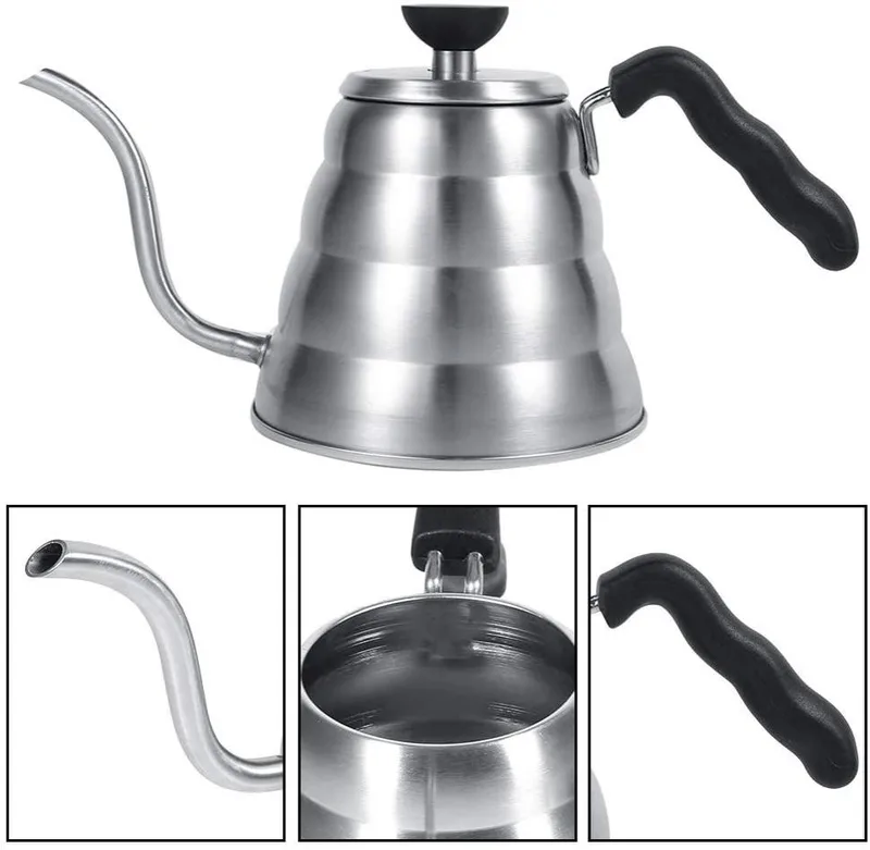Horecamark Piramit Kahve Demleme İbrik Kettle Gooseneck Drip Kettle 1,2 Litre